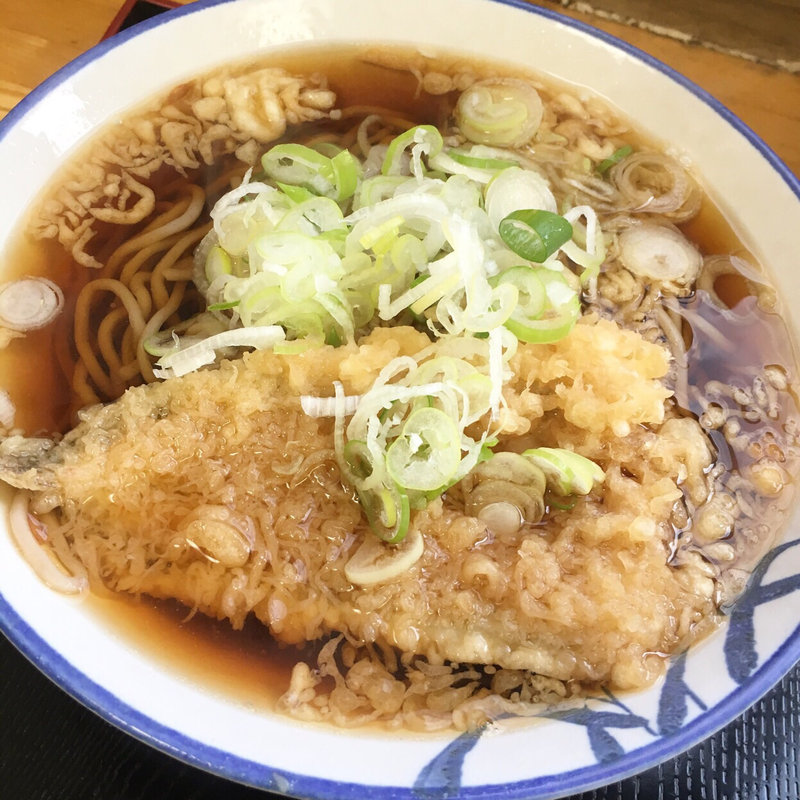 大めぎす天そば(直江津庵 （[旧店名【直江津駅前食堂】]）)