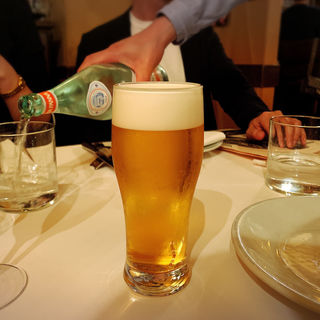 生ビール(トラットリア シチリアーナ・ドンチッチョ)