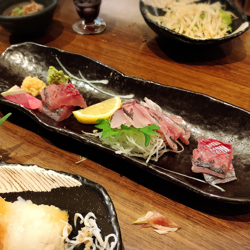 鯵のお造り(やまや )