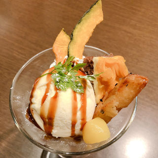芋 栗 南瓜 キャラメルパフェ(ワンカルビ・plus +伊川谷店)