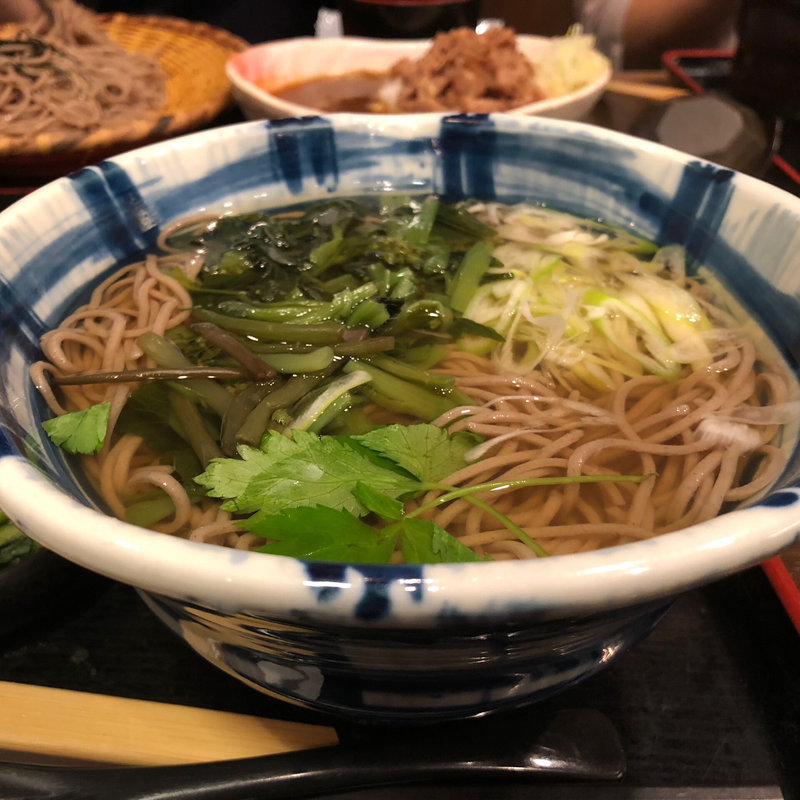 葉わさびそば(信州そば処 そじ坊 山王パークタワービル店)