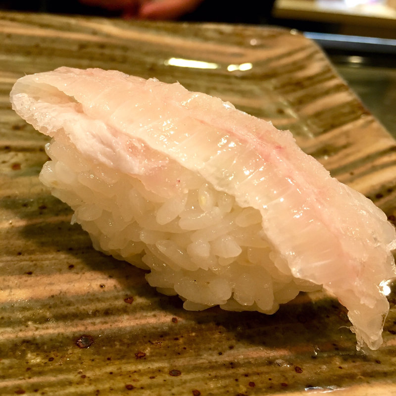 鯛のえんがわ(寿し処たく海)