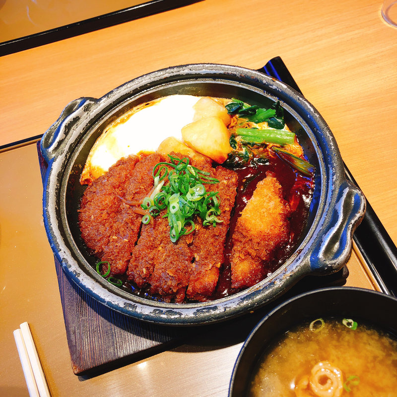 味噌カツ煮定食(やよい軒 新大阪東口店)