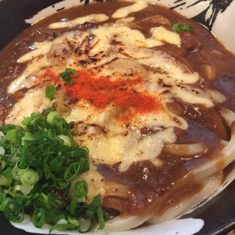 焦がしチーズカレーうどん(本格手打ちうどん もり)