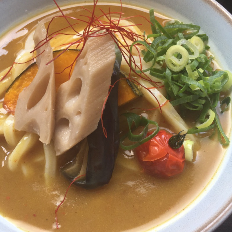 冷しカレーうどん(夏季限定)(清水屋 （しみずや）)