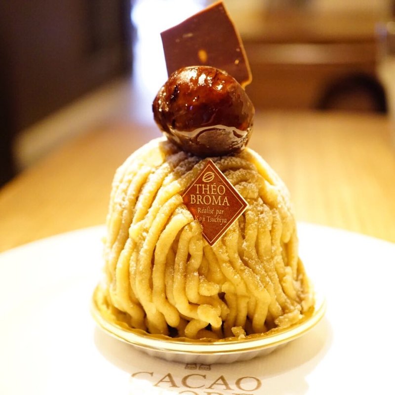 内子の栗のモンブラン(カカオストア＆プリンカフェ448)