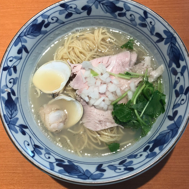 ハマグリと鴨の潮そば(㐂九八)