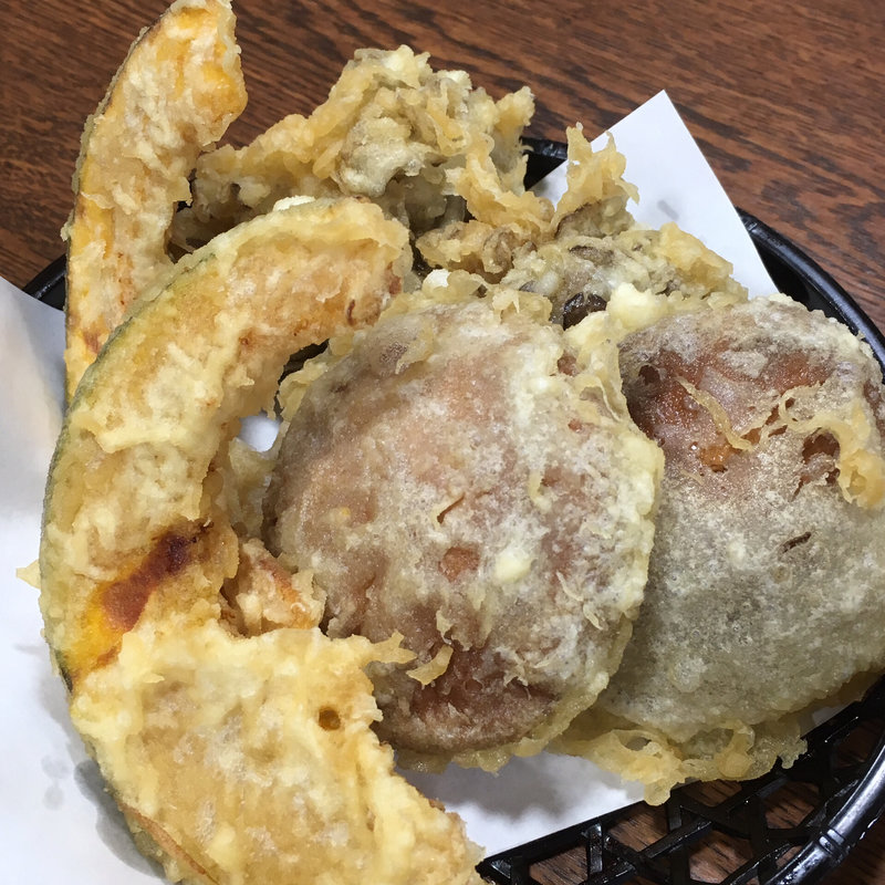 季節の天ぷら盛合せ(いづるや )