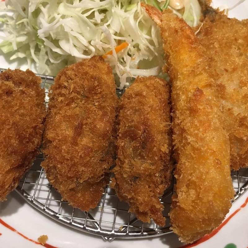 ミックスフライ定食(やよい軒 札幌駅南口店)