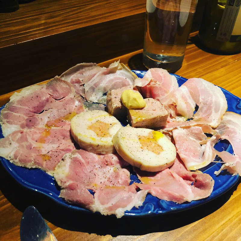 生ハム盛り合わせ(Casa Cobori)