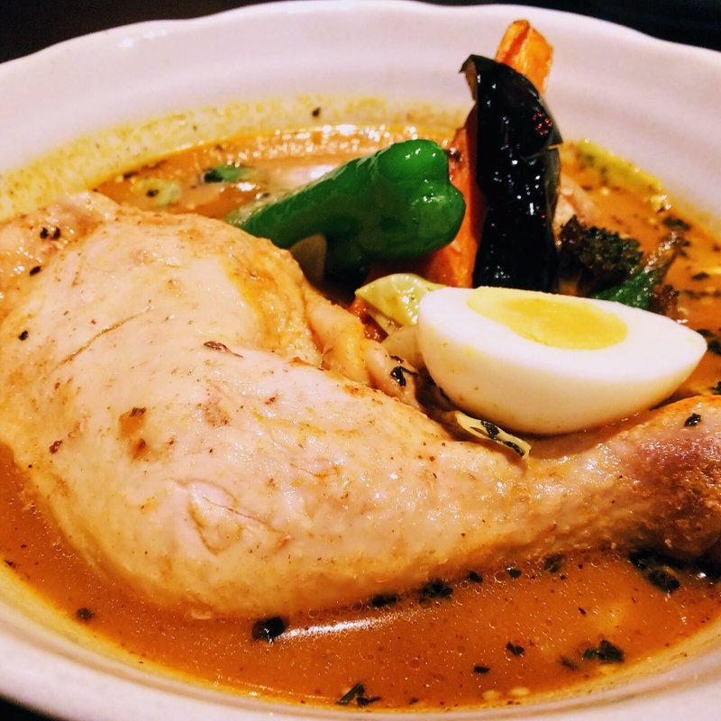  エスパー煮込みレッグ(札幌スープカレー専門店エスパーイトウ八軒総本店)