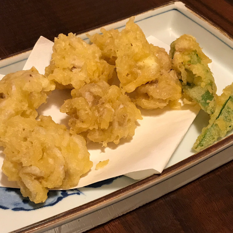 タラ白子天ぷら(和彩酒処 伊織)