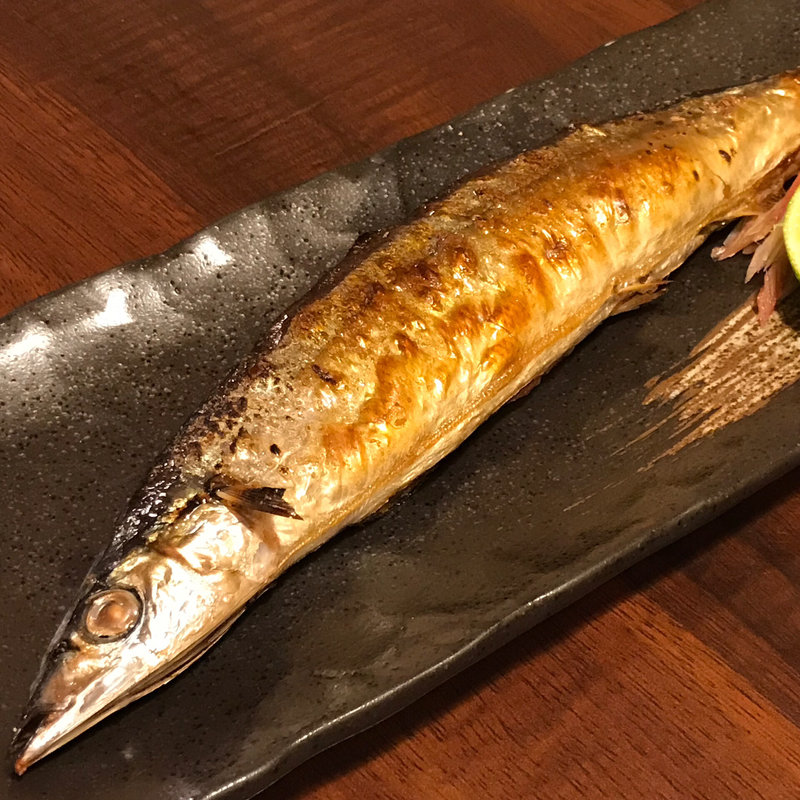 サンマ塩焼き(和彩酒処 伊織)