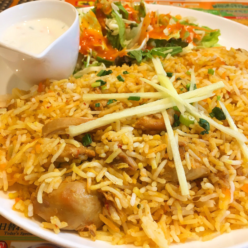 チキンビリヤニセット(ナワブ ビリヤニハウス)