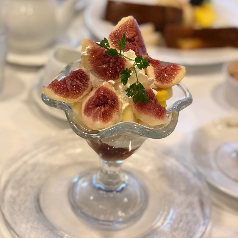 無花果パフェ(フルーツサロン ベニマン 神戸元町本店)
