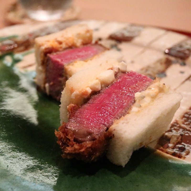 ヒレカツサンド(銀座 kappou ukai 肉匠)