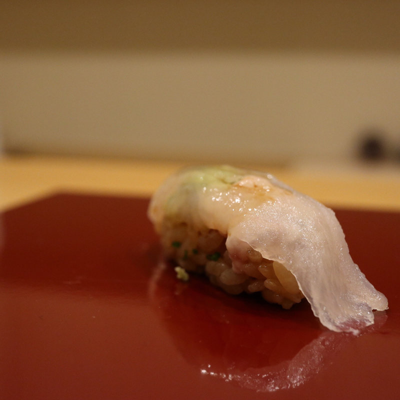 カワハギ(鮨 真菜)
