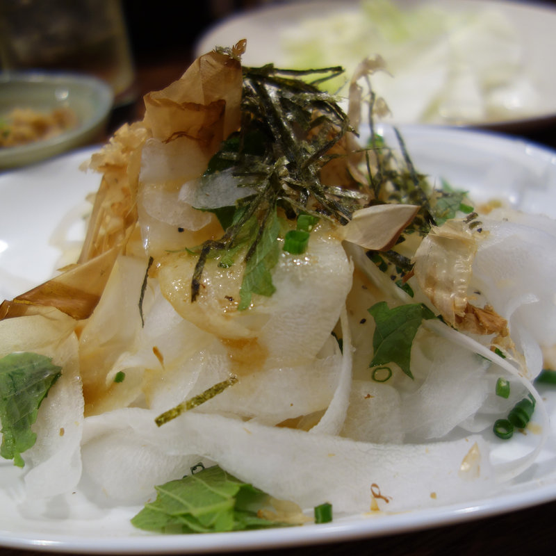 シャキシャキ大根サラダ(焼鳥 成吉 藤崎店)