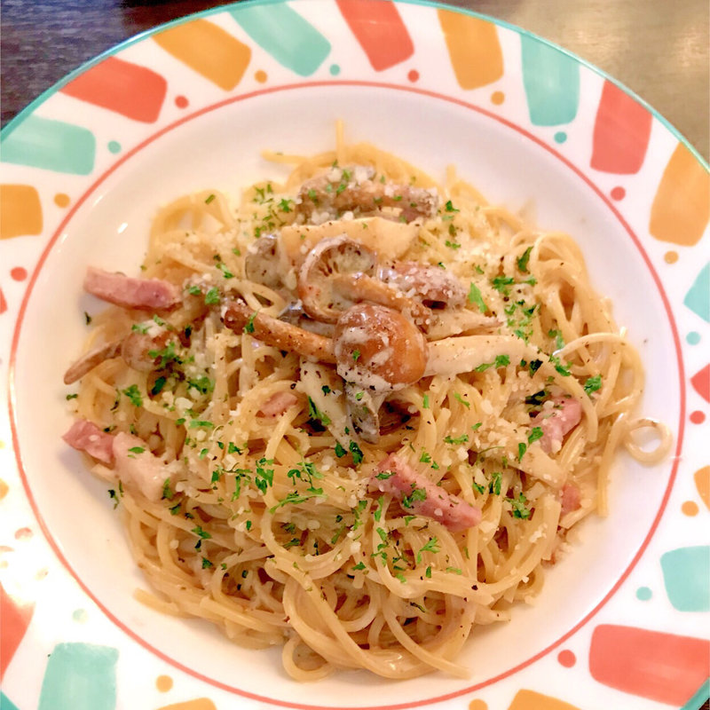 ベーコンときのこのポルチーニクリーム(星乃珈琲店 座間店)