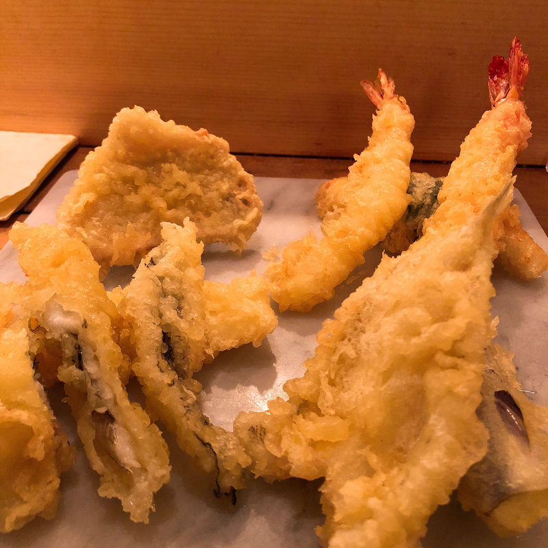 天ぷら盛り合わせ(百舌亭)