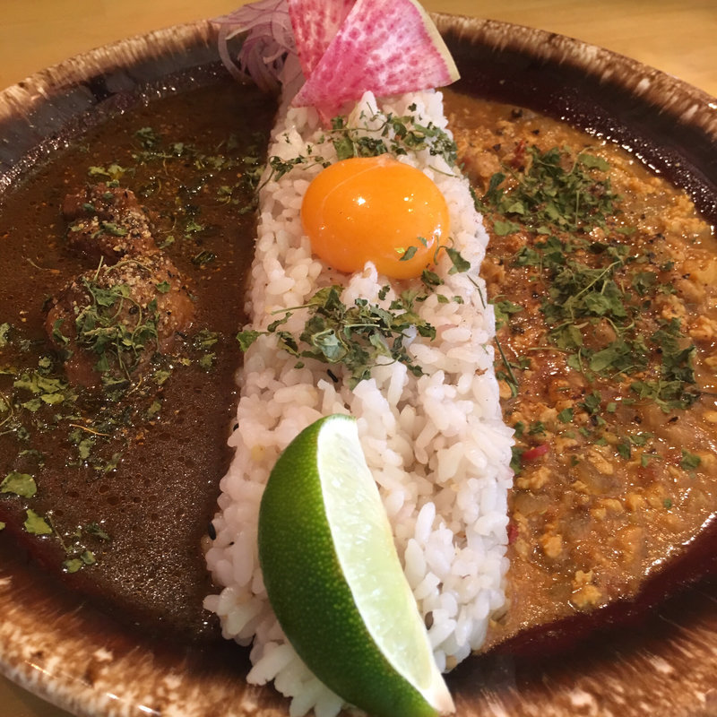 2種盛りカレー （コーヒーチキン&チリビーンズ）(リトコーヒー)