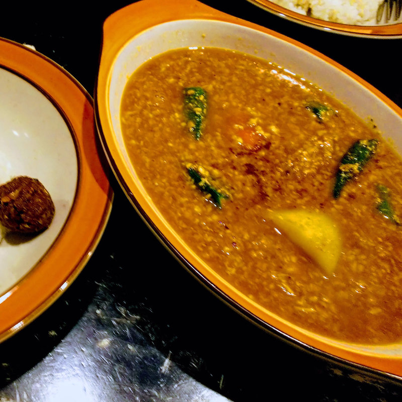 ナット・挽肉ベジタブル(村上カレー店・プルプル)