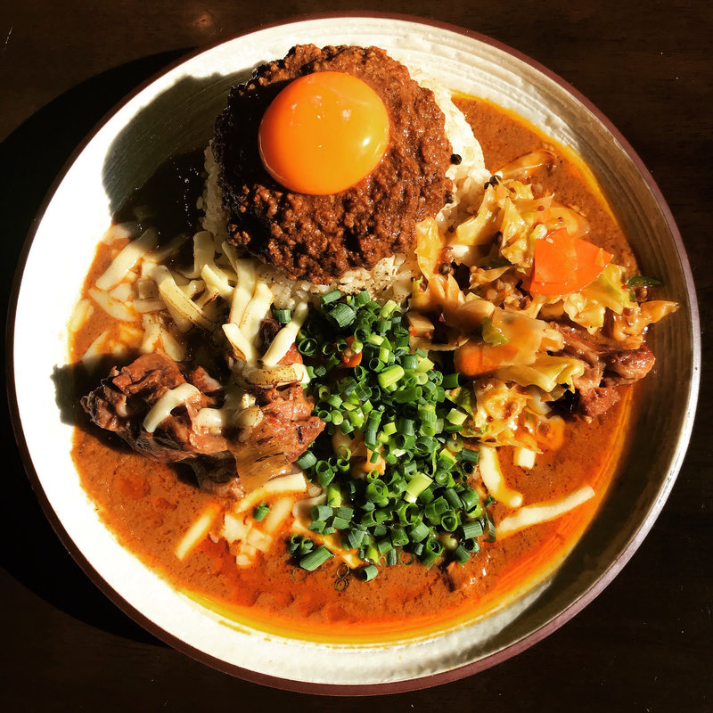 辛口 並 豚 キーマ アチャール チーズ(吉田カレー  )