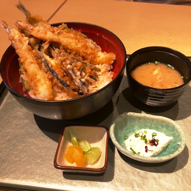 天丼(とうふ旬菜 心音)