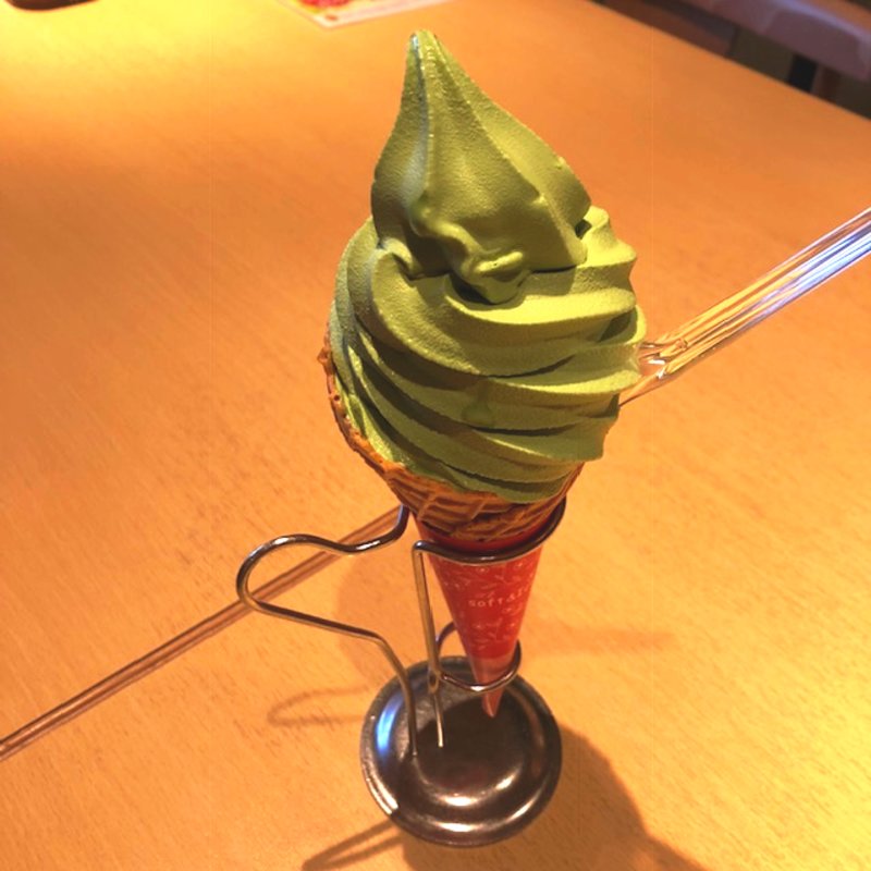 抹茶ソフトクリーム(とうふ旬菜 心音)