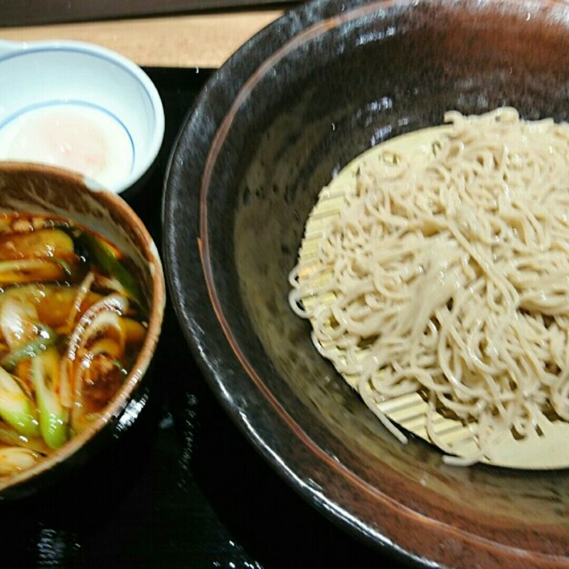 ネギ辛つけそば(ウエスト)