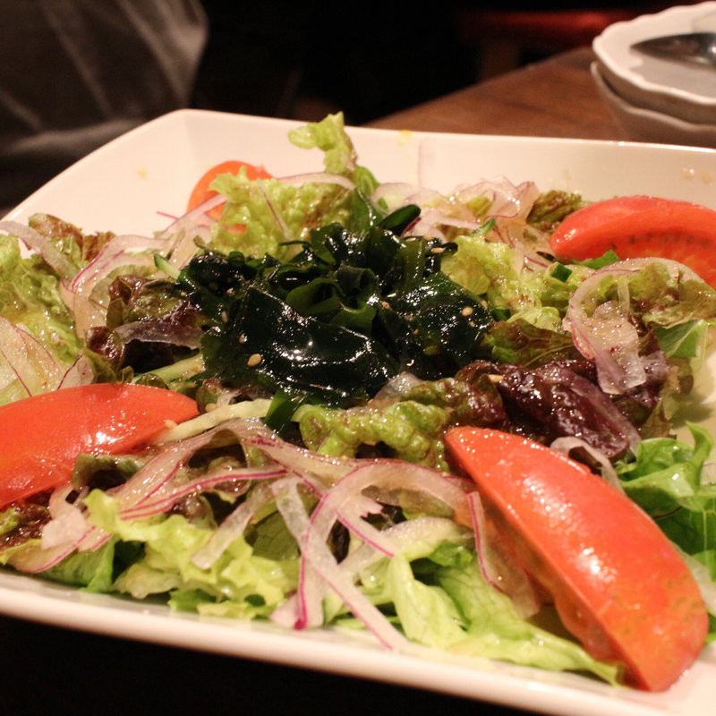 肉寿司のチョレギサラダ(大宮肉寿司)