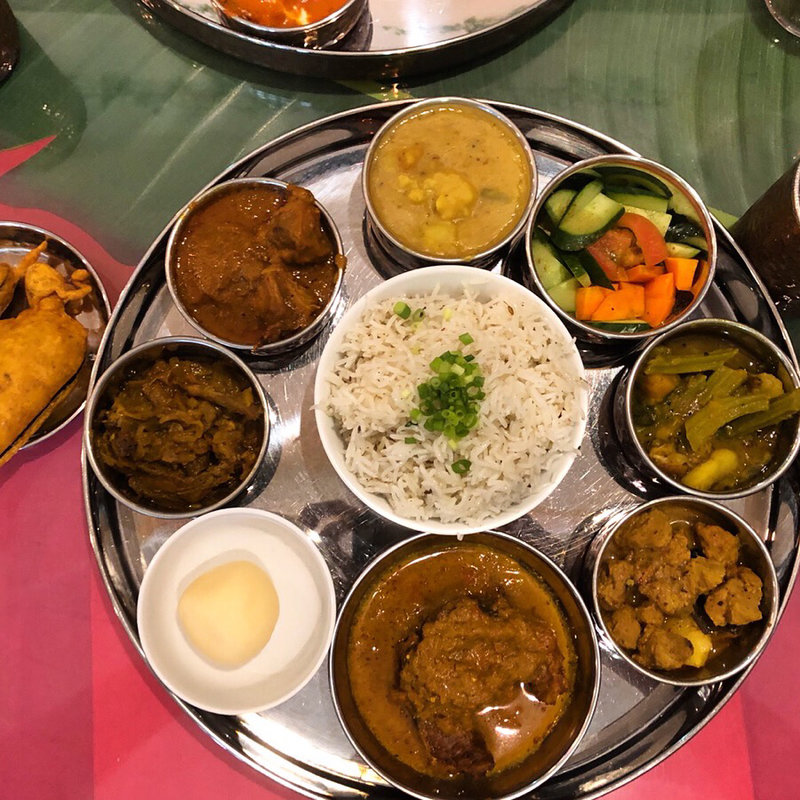 土日限定ワンプレートセット(ブーゲンビリア)