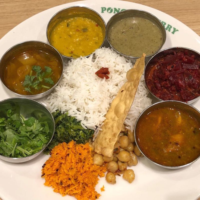 ポンガラプレート（バスマティライス）(ポンガラカレー 赤坂アークヒルズ店)