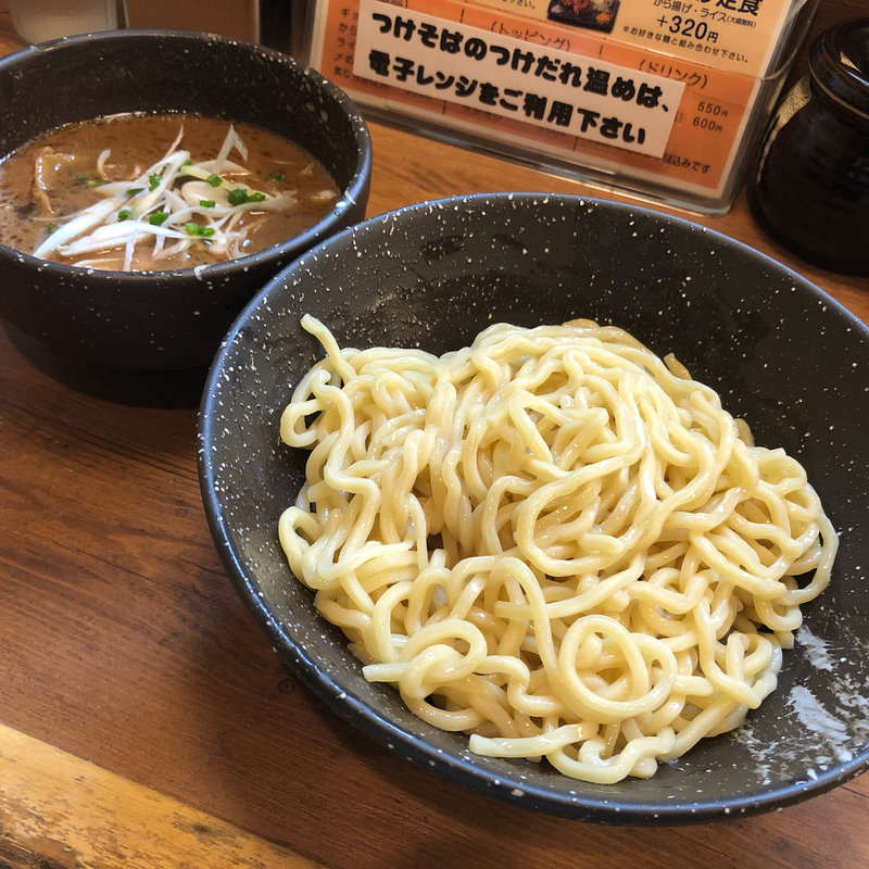 超濃厚魚介つけそば(京都千丸しゃかりき )