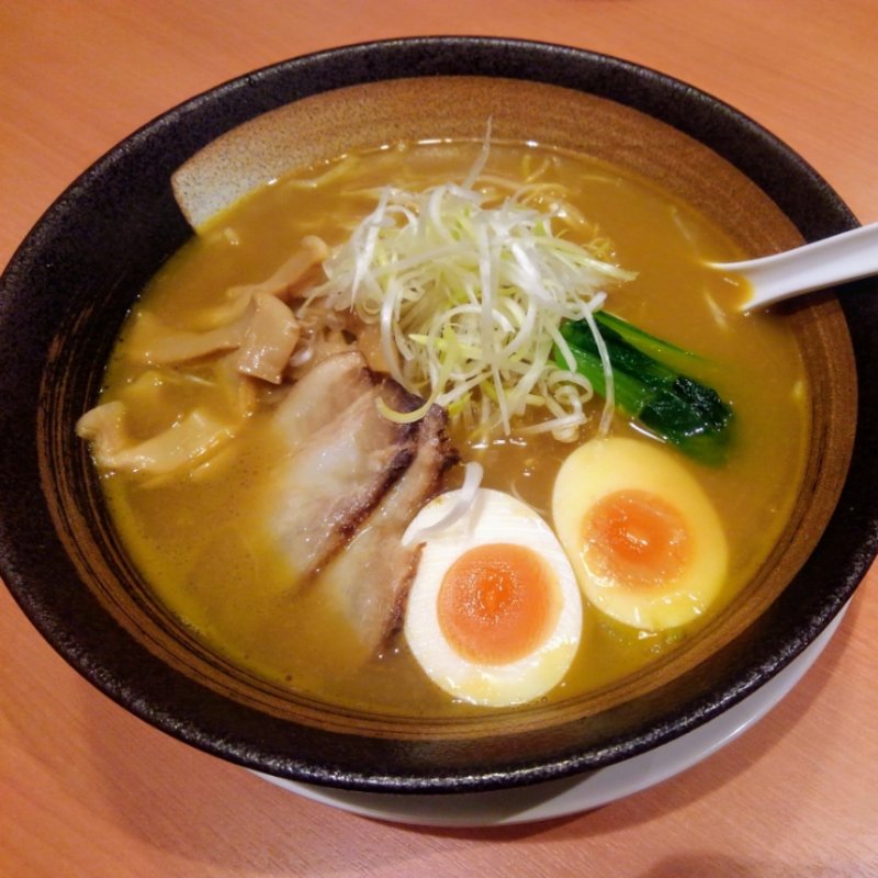 マイルド味噌カレーらーめん(幸楽苑　前沢店)