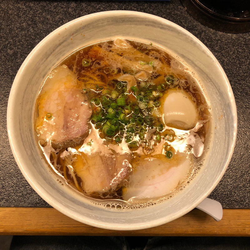 醤油＋味玉(満麺の笑み)