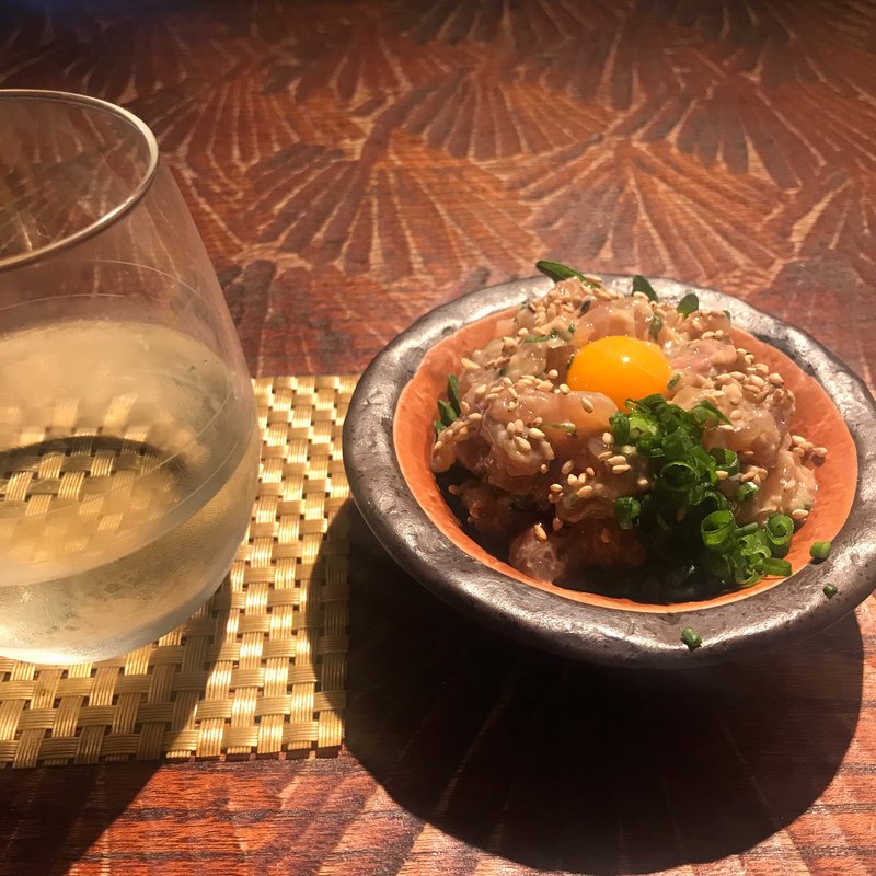 本日のなめろう(つねまつ久蔵商店)