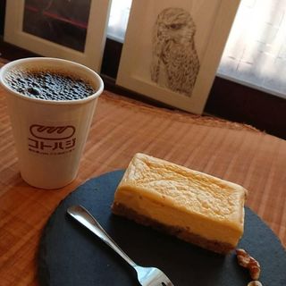 チーズケーキ(隠れ家Cafe ことのはじまり)