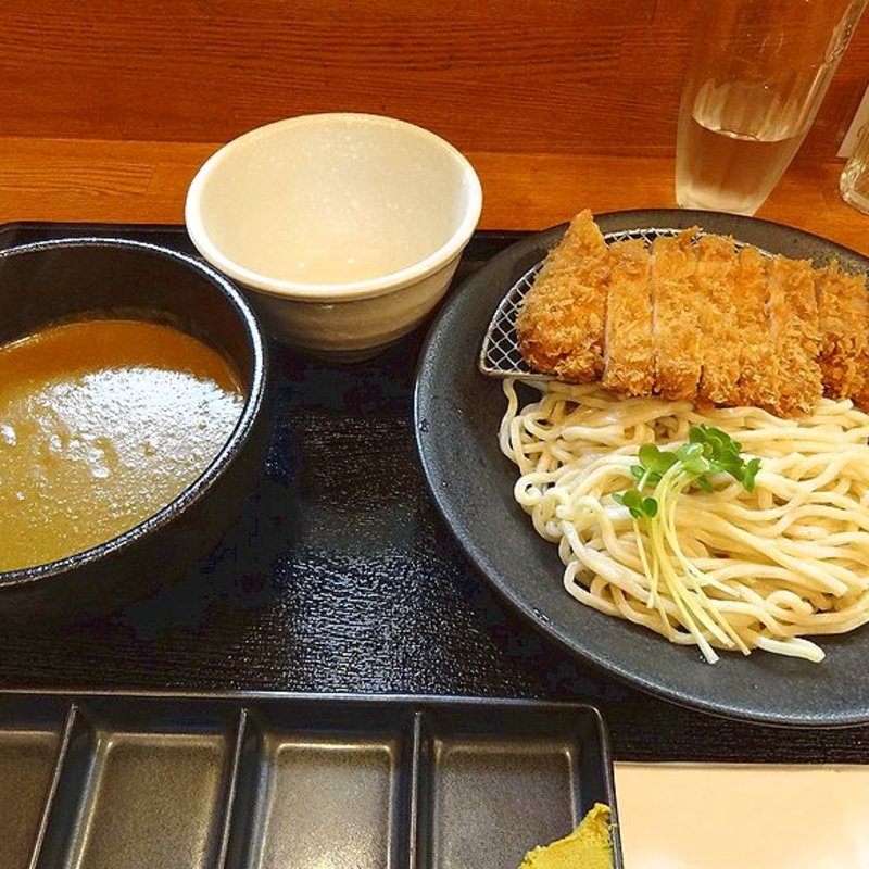 ロースかつカレーつけ麺(火入れ研究所)