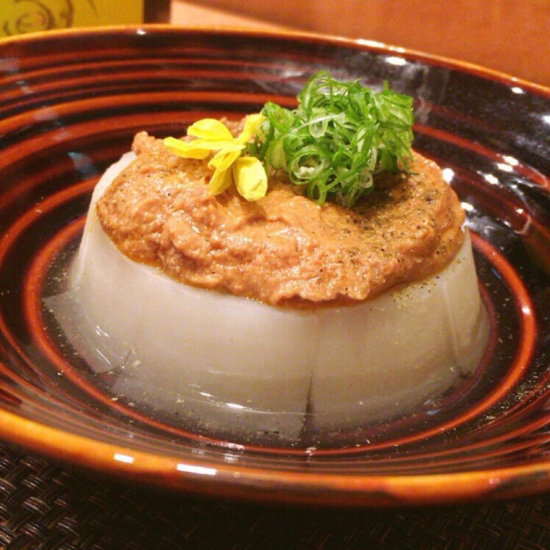 あん肝のせ大根(いわ月 （イワヅキ）)