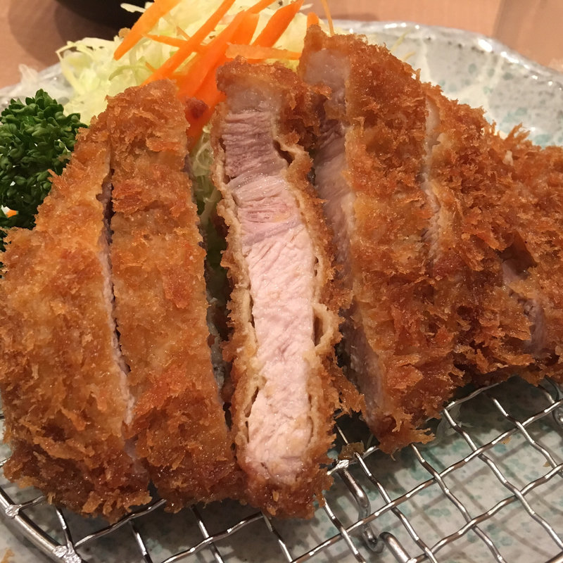 黒豚ロースカツ定食(とんかつ双葉 葛西店)