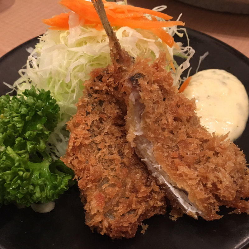 アジフライ(とんかつ双葉 葛西店)