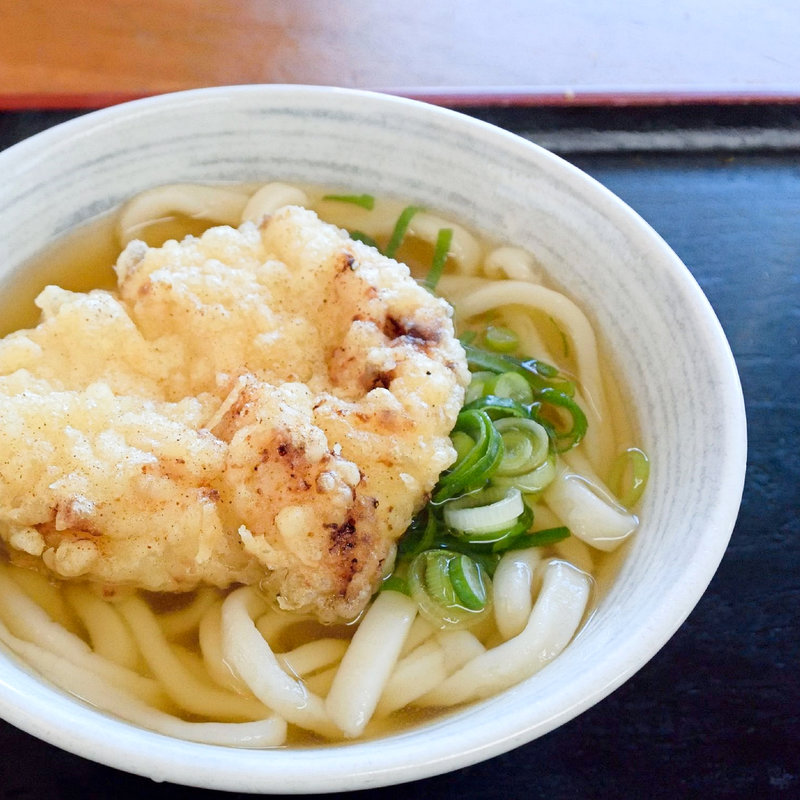 とり天うどん（かけうどん+塩麹とり天）(純手打うどん よしや )