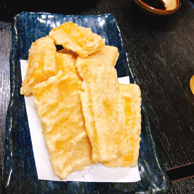 コーンの天ぷら(はなや )