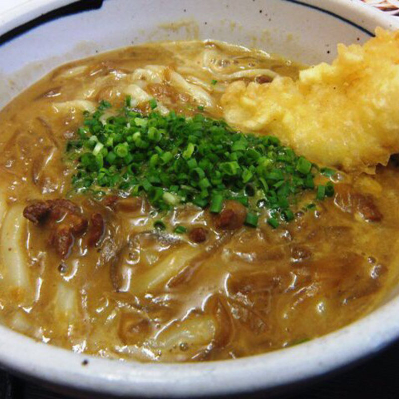 カレーうどん+イカ天(たんた家 （たんたや）)