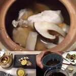 松茸の土瓶蒸しと焼きのセット(1006)