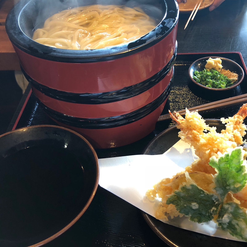釜あげうどん(ぷりうまうどん ふる里)