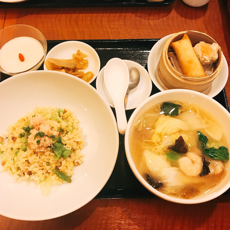 海老そばセット(皇雅)