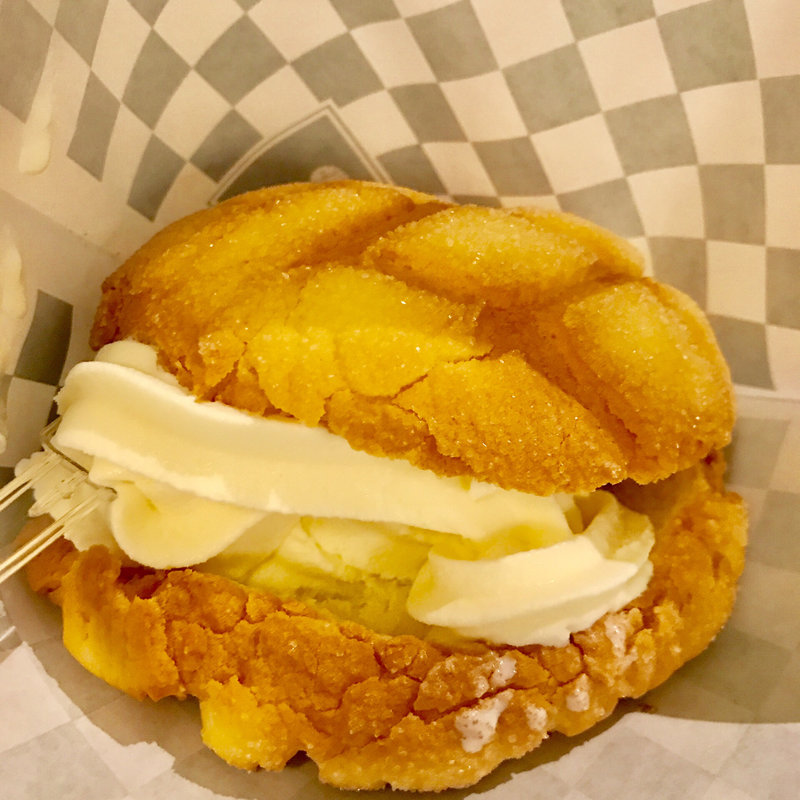 アイス メロンパン(浅草花月堂 馬道店)