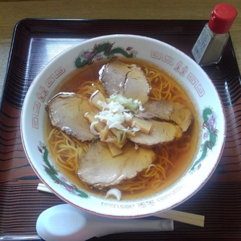 チャーシューメン(悠久の湯　平泉温泉)